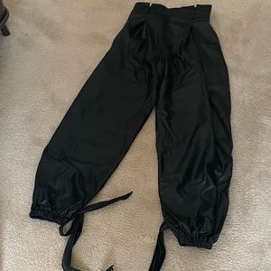 Fashion Nova vegan leather pants.